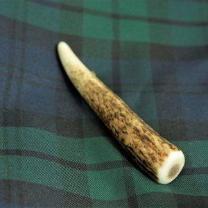New Scottish Stag Antler Deer Horn Kilt Scarf Pin Brooch Made in Scotland